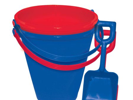 Large Pail With Shovel 9in Fashion