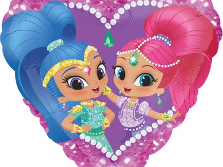 Shimmer and Shine Love Foil Balloon 45cm Sale