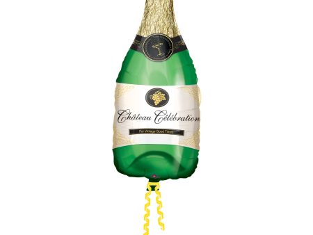 Champagne Bottle Supershape Balloon 36in Fashion