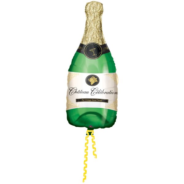 Champagne Bottle Supershape Balloon 36in Fashion