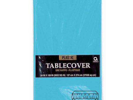 Caribbean Plastic Table Cover 54in x 108in Sale