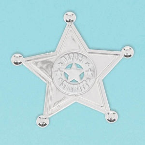 Sheriff Badge Favors 8pcs For Sale