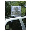 Just Married Car Flag 14 x 18in Online now