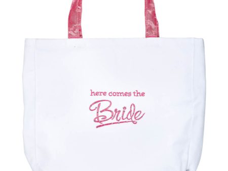 Canvas Bride Tote Bag 20 x 16.50in Online Hot Sale