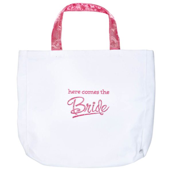 Canvas Bride Tote Bag 20 x 16.50in Online Hot Sale