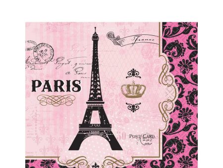 A Day In Paris Lunch Tissues 16pcs on Sale