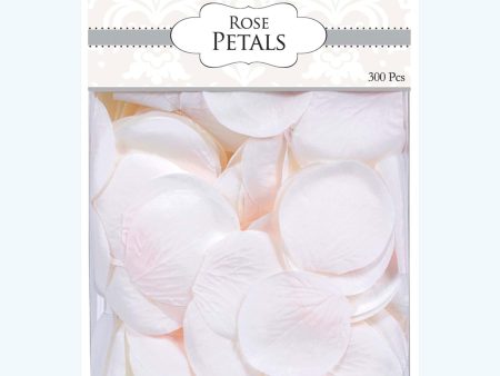 White Rose Flowers Petals 2in, 300pcs on Sale