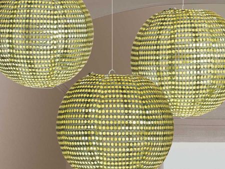 A Night In Disguise Sequined Lanterns 3pcs Online Hot Sale