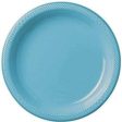 Carribean Plastic Plates 9in, 20pcs For Cheap