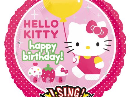 Hello Kitty Birthday Singing Balloon Discount