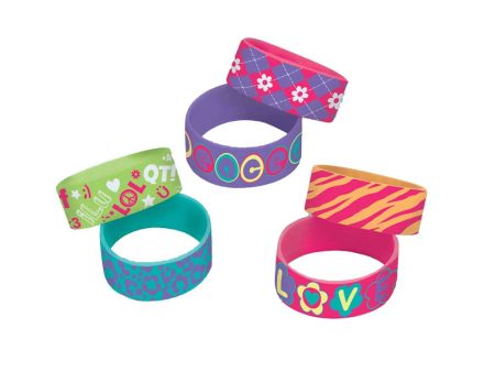 Girl Cuff Band Value Pack Favors 6pcs Hot on Sale