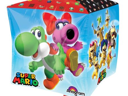 Mario Bros Ultra Shape Cubez 15in Discount