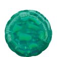 Green Iridescent Circle Foil Balloon 45cm Sale