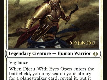 Djeru, With Eyes Open [Hour of Devastation Prerelease Promos] Online Hot Sale