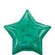 Green Iridescent Star Foil Balloon 45cm Online Hot Sale