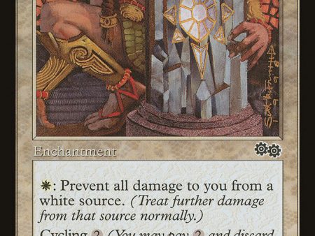 Rune of Protection: White [Urza s Saga] For Sale