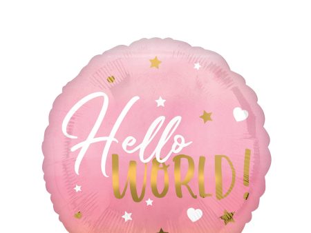 Pink Baby Girl Foil Balloon 45cm Online now