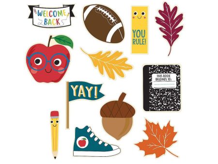 Back To School Paper Cutouts 12pcs Online Hot Sale