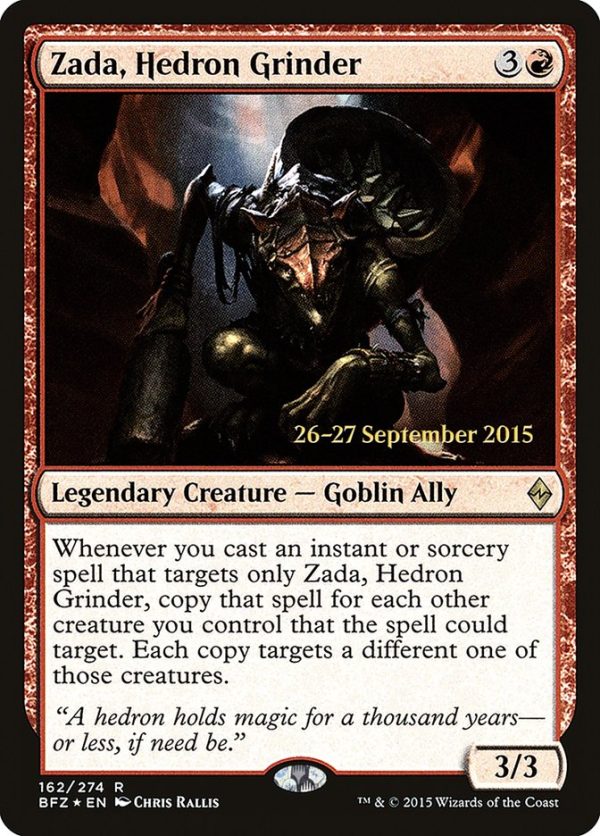 Zada, Hedron Grinder [Battle for Zendikar Prerelease Promos] For Discount