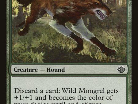 Wild Mongrel [Duel Decks: Garruk vs. Liliana] Online